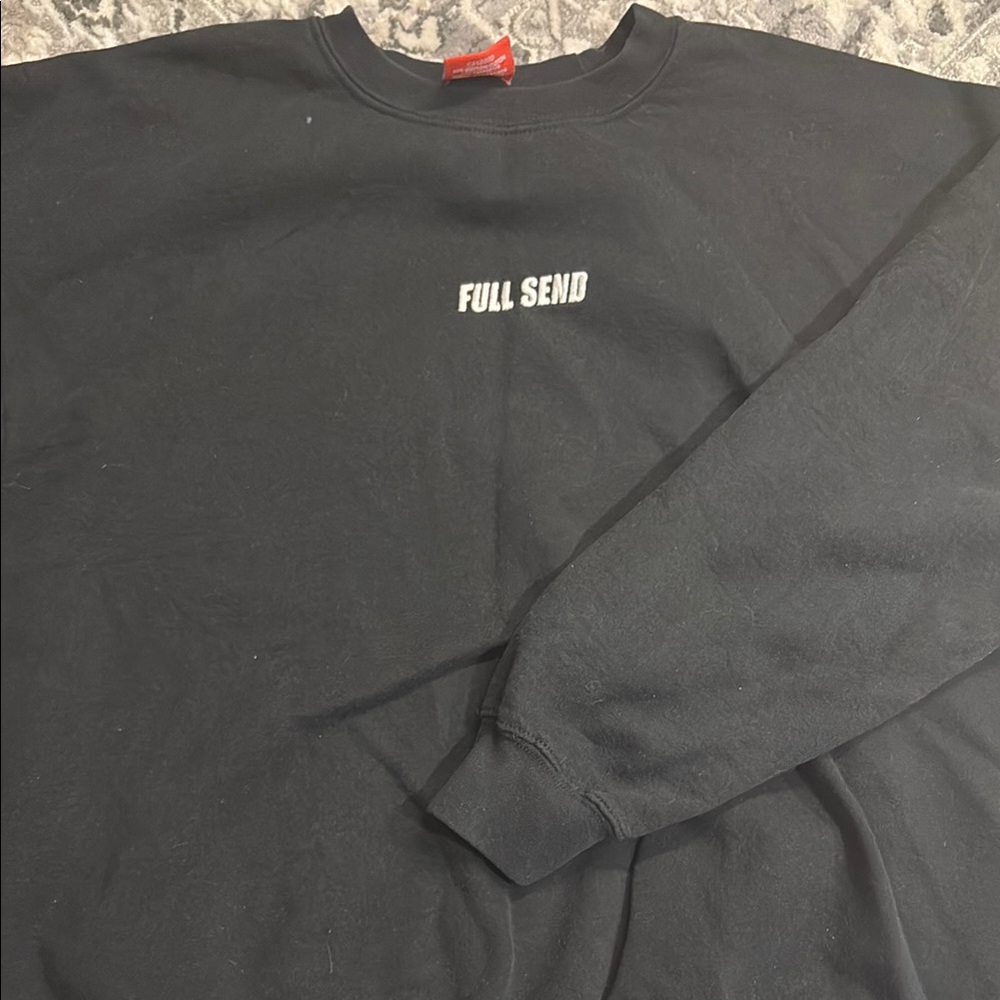 Full Send Black Sweatshirt